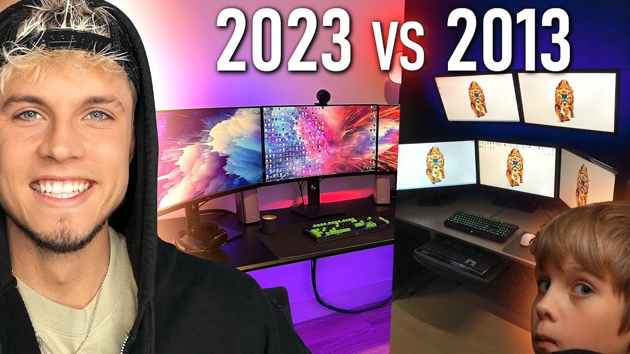 MŮJ PC SETUP VE 14 VS 24 LETECH (Za 1,000,000 Kč)