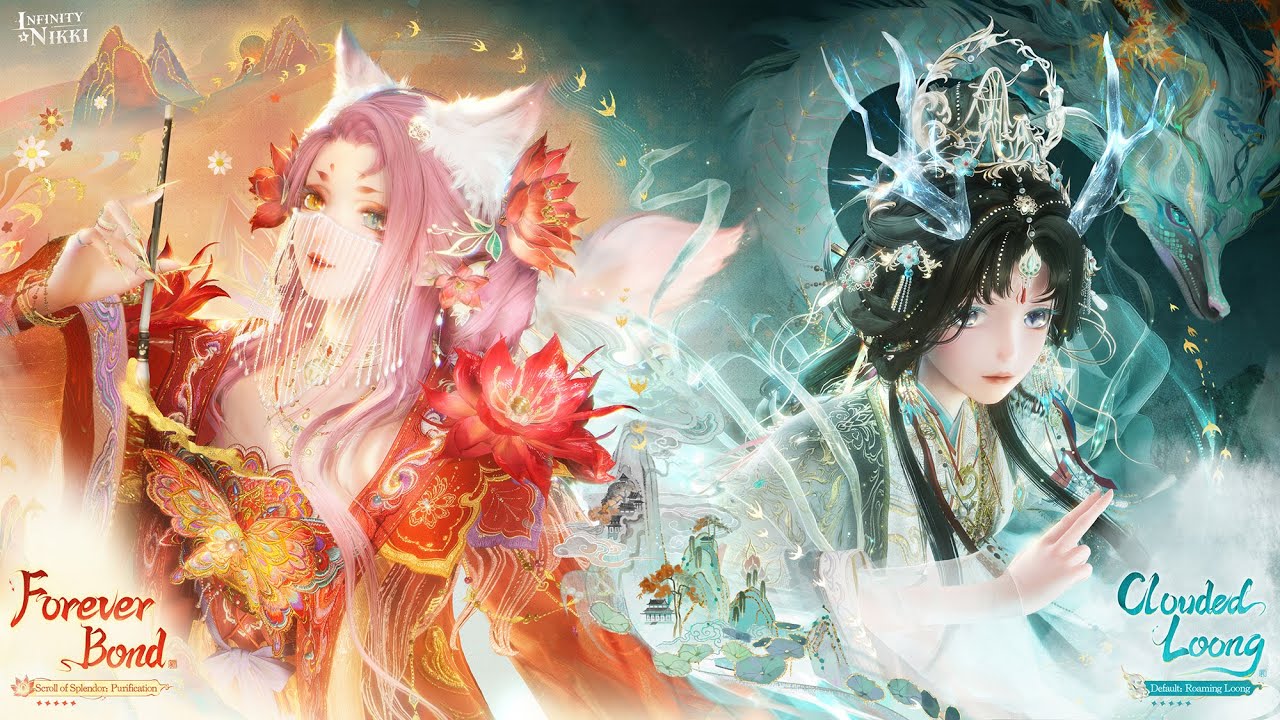 ♾️Infinity Nikki Version 1.8 Outfit Preview: Clouded Loong & Forever Bond