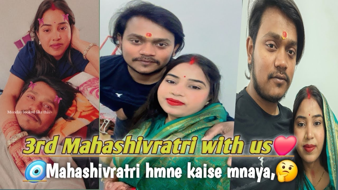 Kya Mahashivratri ke din patidev ji mandir gye mere sath ki nhi🤔🧿||vlog-39