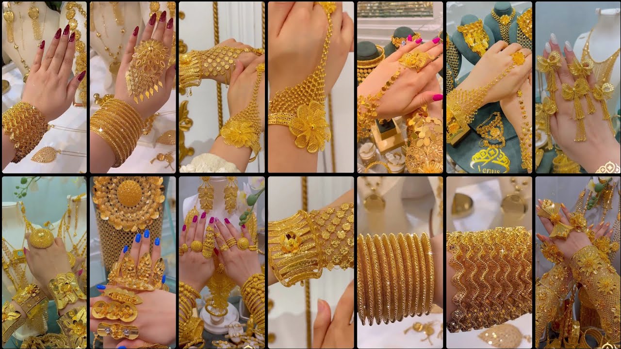 gold bangles and finger rings 22 karat gold bracelet latest design gold jewellery party wear bangles