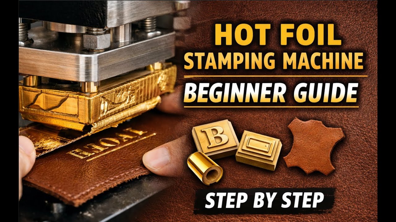 Hot Foil Stamping Machine Beginner Guide | How to Stamp Leather Step by Step