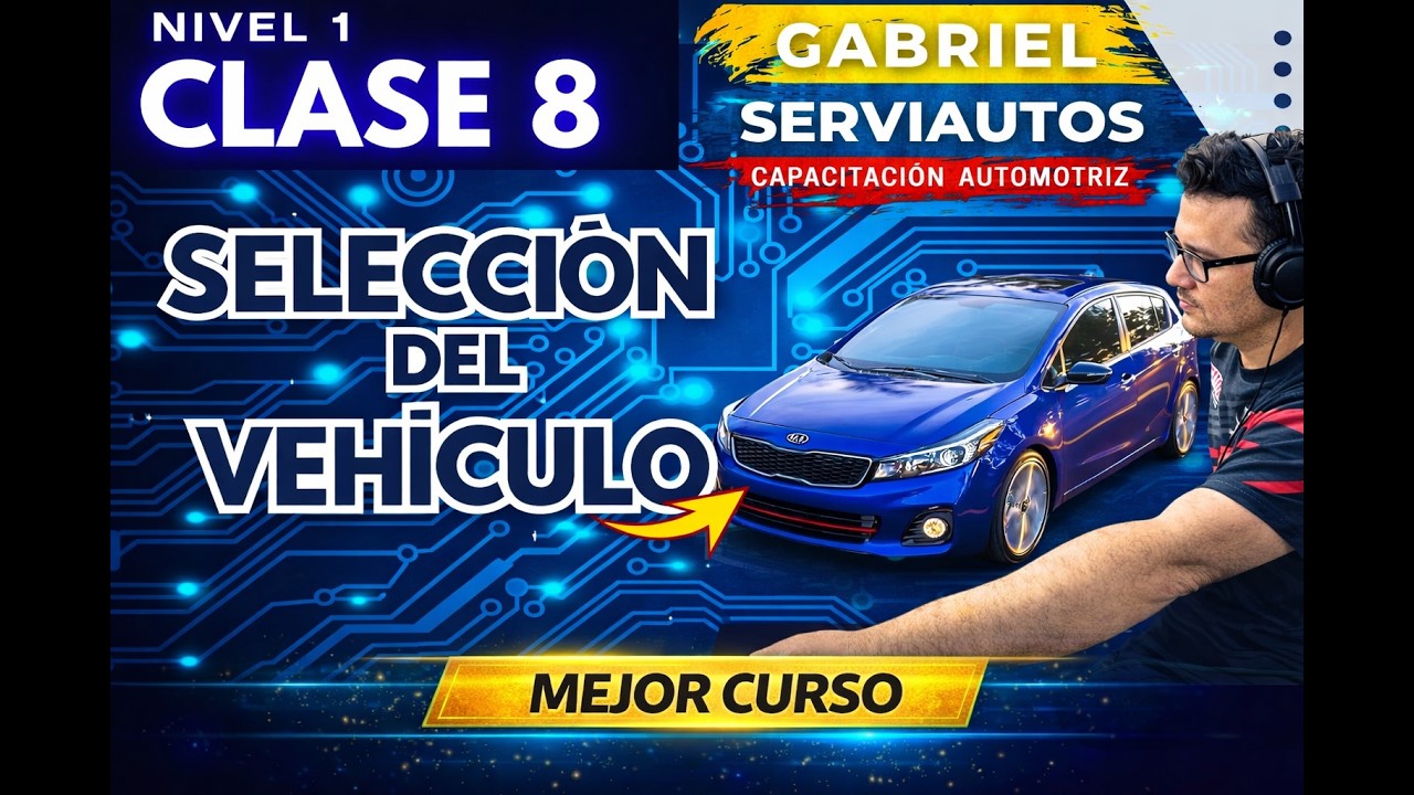CLASE 08 COMO SELECCIONAR EL VEHICULO CORRECTO - SALE MAL -  SUZUKI SWIFT DZIRE - ESCANER NIVEL 1