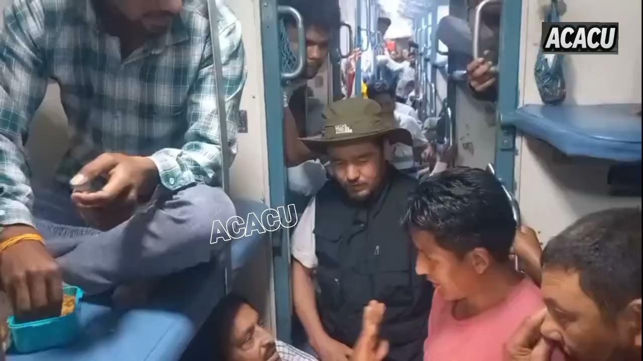 खंडवा : सीट को लेकर कल सचखंड एक्सप्रेस में यात्रियों के बीच में हुआ विवाद!पुलिस मौके पर