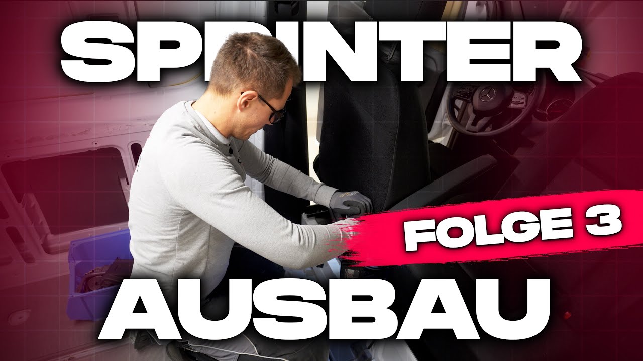 Drehkonsolen & Schwingsitz einbauen 🚐 Flexibilit&auml;t & Komfort &ndash; Sprinterausbau Folge 3 | CAMPERMEYER