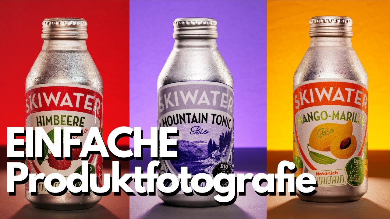 PRODUKTFOTOGRAFIE - MIT NUR EINEM LICHT