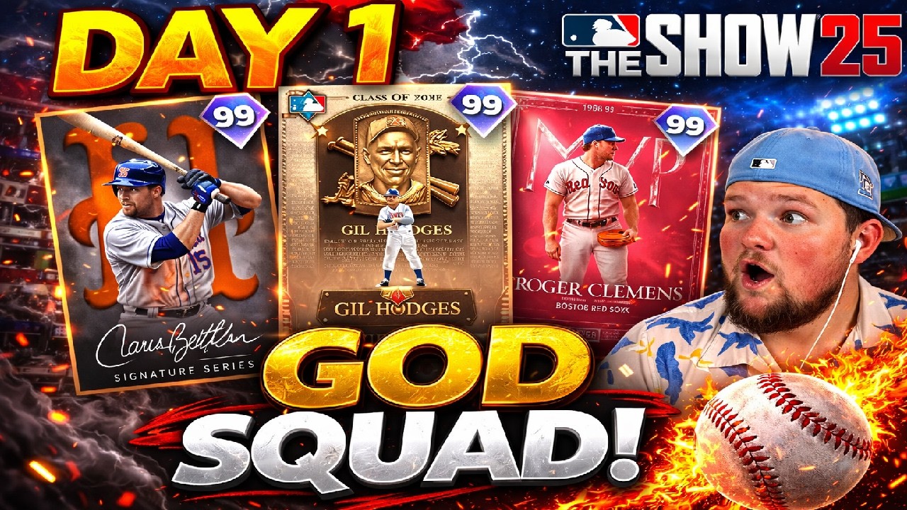 USING THE DAY 1 GOD SQUAD IN MARCH!! MLB THE SHOW 25 RANKED