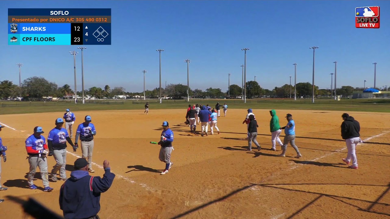 SHARKS  🇨🇺🆚 🇻🇪 CPF ||SoFlo Softball League🎥📺#2