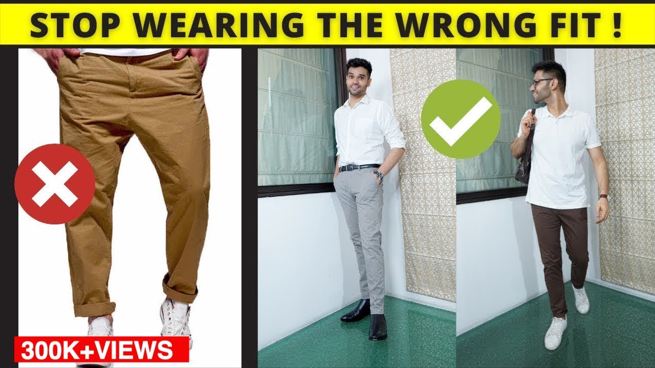 5 RULES for Chinos For Men *WITH LINKS* | Chinos Fitting Guide | BeYourBest Fashion by San Kalra