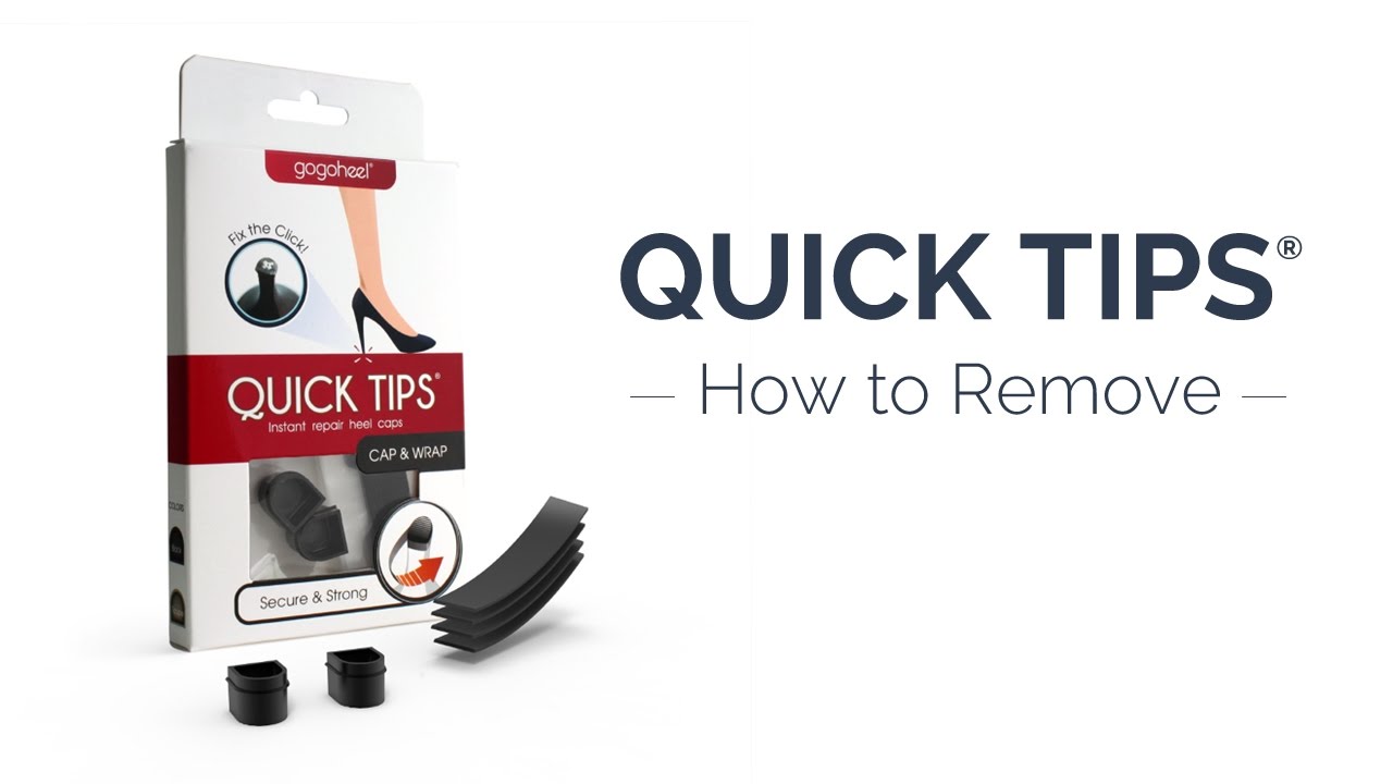 Fix High Heels Instantly - Removing QUICK TIPS&reg; Heel Caps