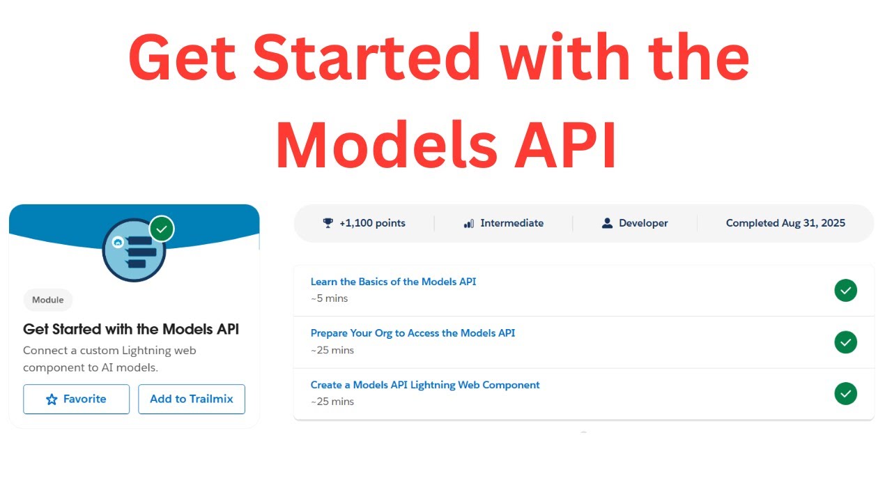 Get Started with the Models API | Create a Models API Lightning Web Component #agentforce