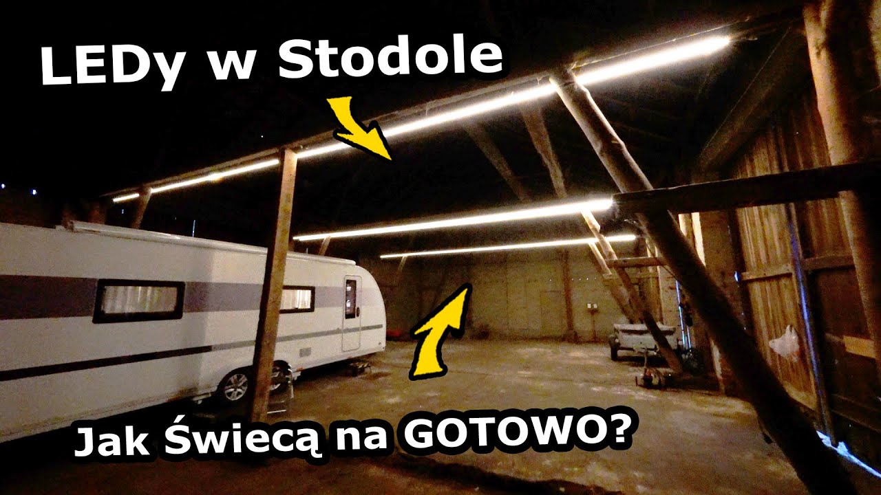Skończyłem Oświetlenie w Stodole !!! - Jeździmy Ciągnikiem po Polu! *Odpalam Yamahę FJR 1300 (