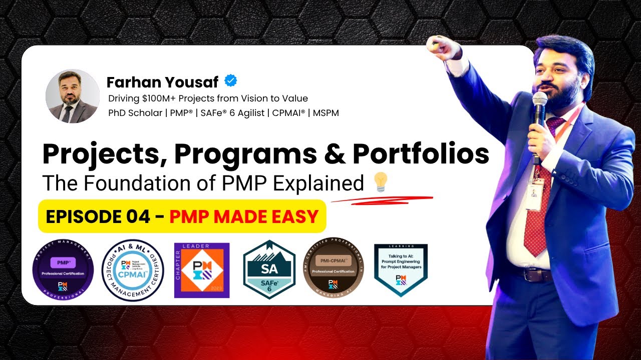   Episode 04: Projects, Programs & Portfolios Explained  @YourResourcePerson