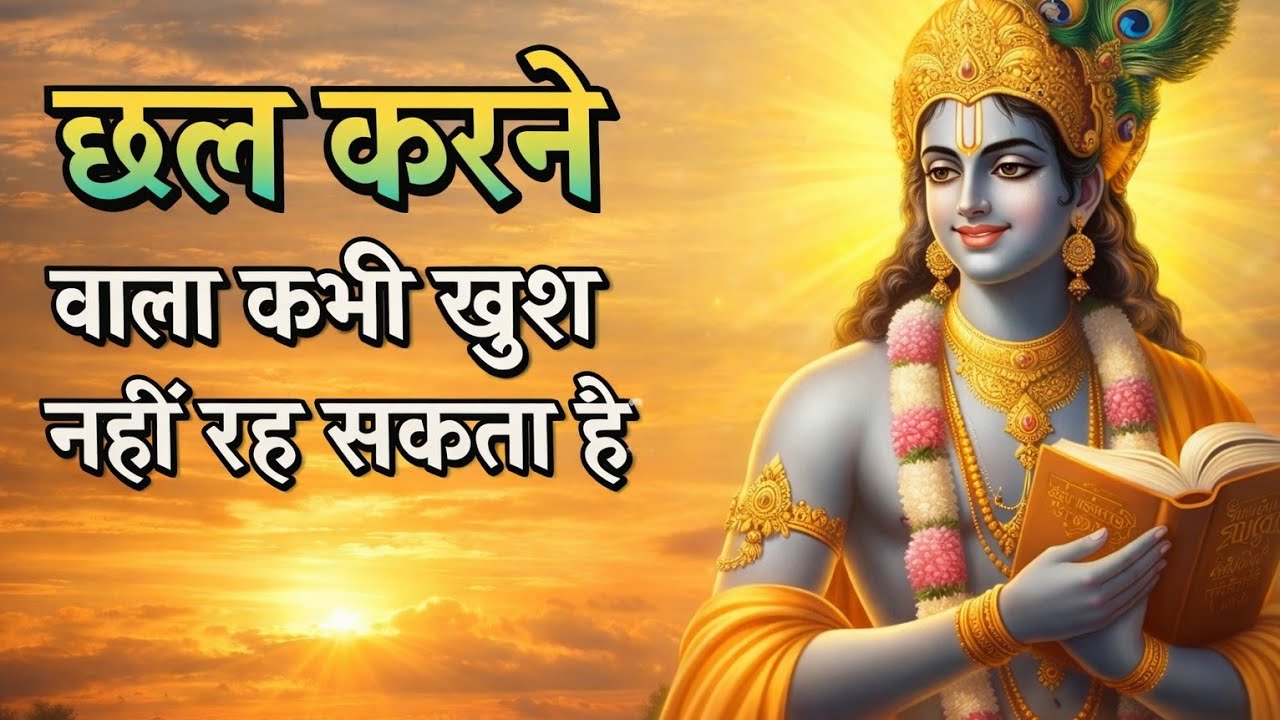 छल करने वाला कभी खुश नहीं रह सकता | Shree Krishna Motivation Speech | Geeta Saar | #geetakagyan 