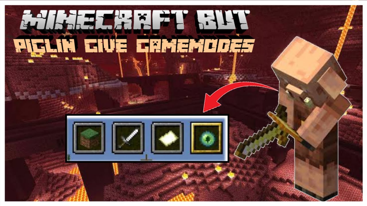 Tamil || Minecraft, BUT PIGLIN TRADES GAMEMODES....
