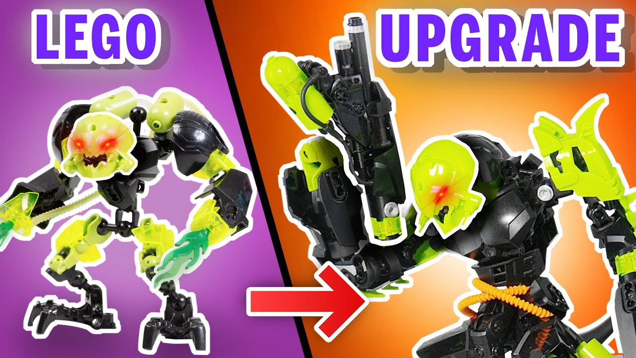 Using LEGO TOXIC REAPA's Parts To Build Bionicle MOCs