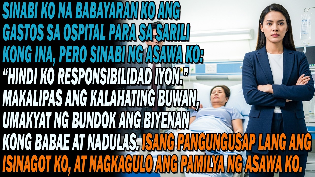 😒Sinabi Kong Babayaran Ko Ang Ospital Ni Mama💸, Pero Sabi Ng Asawa : ‘Di Ko Yan Responsibilidad’…