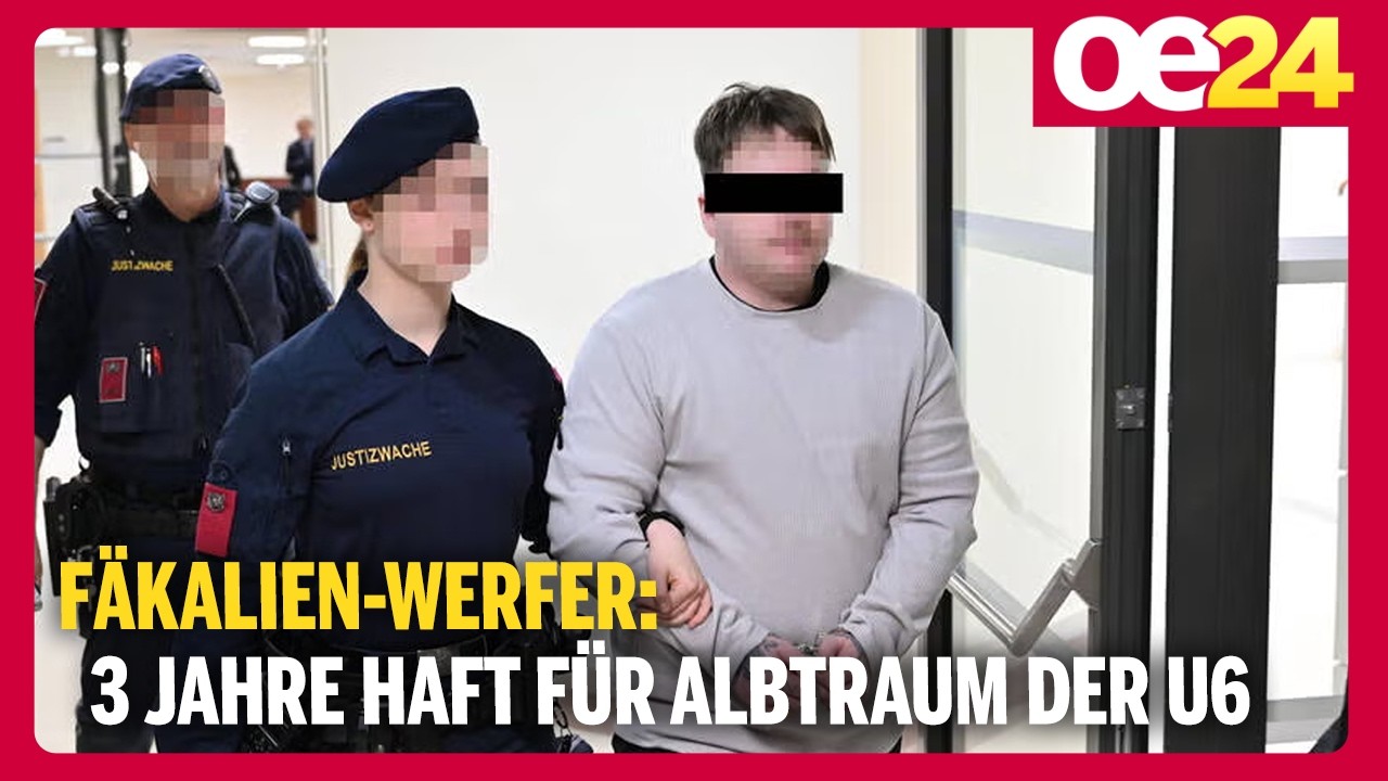 Fäkalien-Werfer: 3 Jahre Haft für Albtraum der U6
