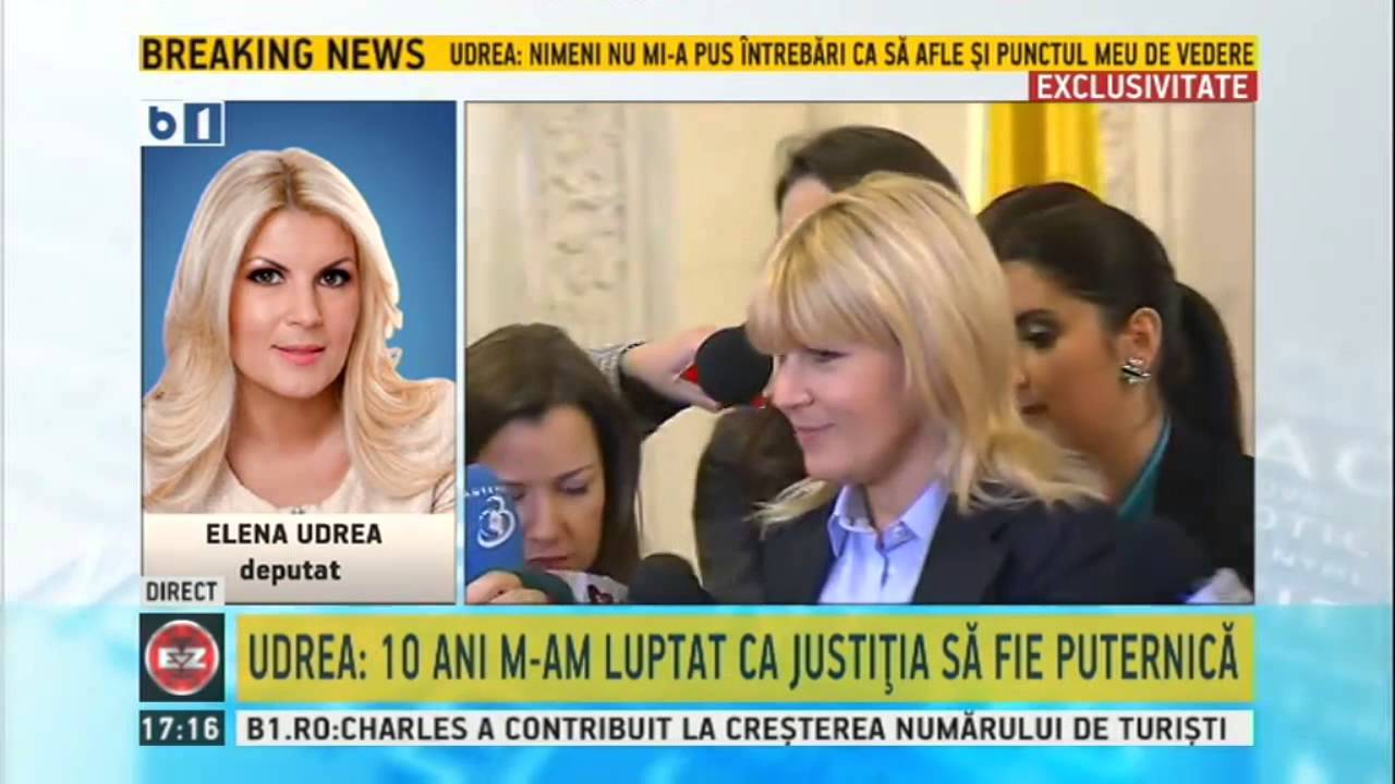 Elena Udrea: Tot ce se intampla e lupta mea cu generalul Coldea