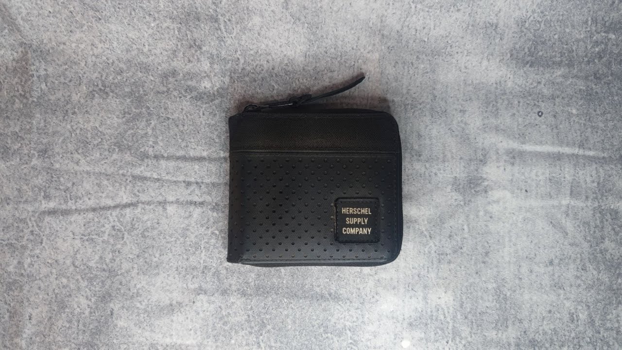 Herschel Walt RFID Full-Zipped Wallet