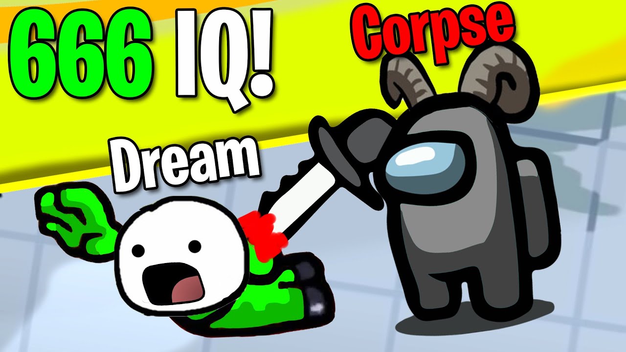 corpse is UNSTOPPABLE as impostor in among us (insane IQ)