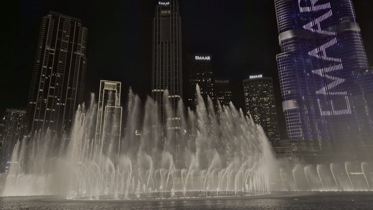 The Dubai Fountain - (HW) Time To Say Goodbye