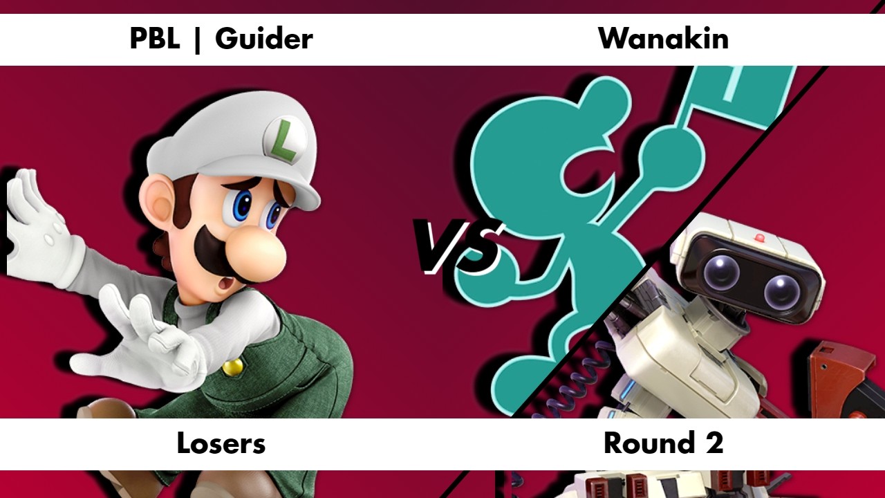 Mashers Dojo - PBL | Guider (Luigi) vs. Wanakin (Mr. Game & Watch/R.O.B) - Losers Round 2