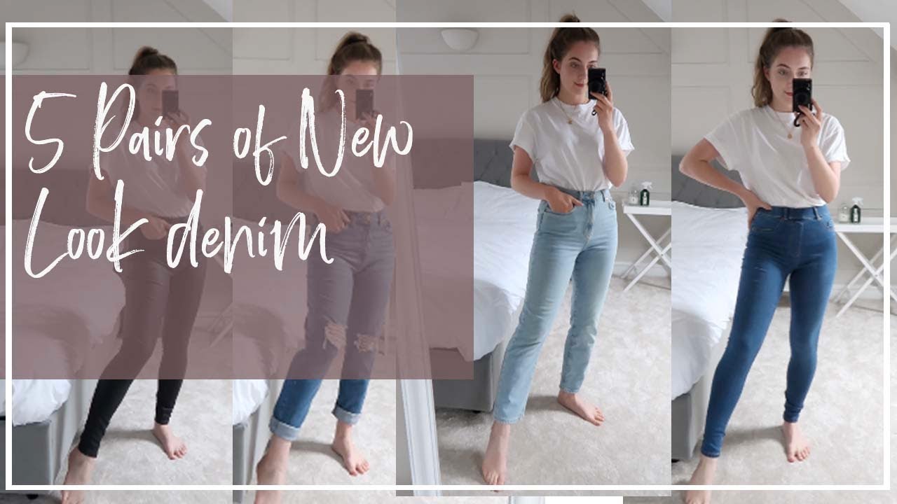 TRYING OUT 5 PAIRS OF NEW LOOK JEANS