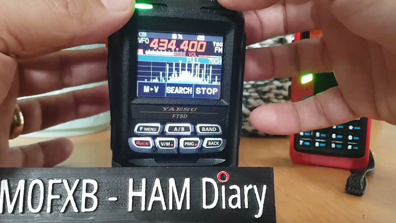 YAESU FT5D - Testing the Scope