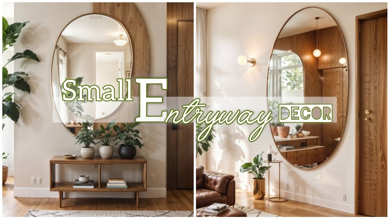 Small Entryway Decorating Ideas For 2025 | Modern Small Entryway #entrywaydecor #interiordesign