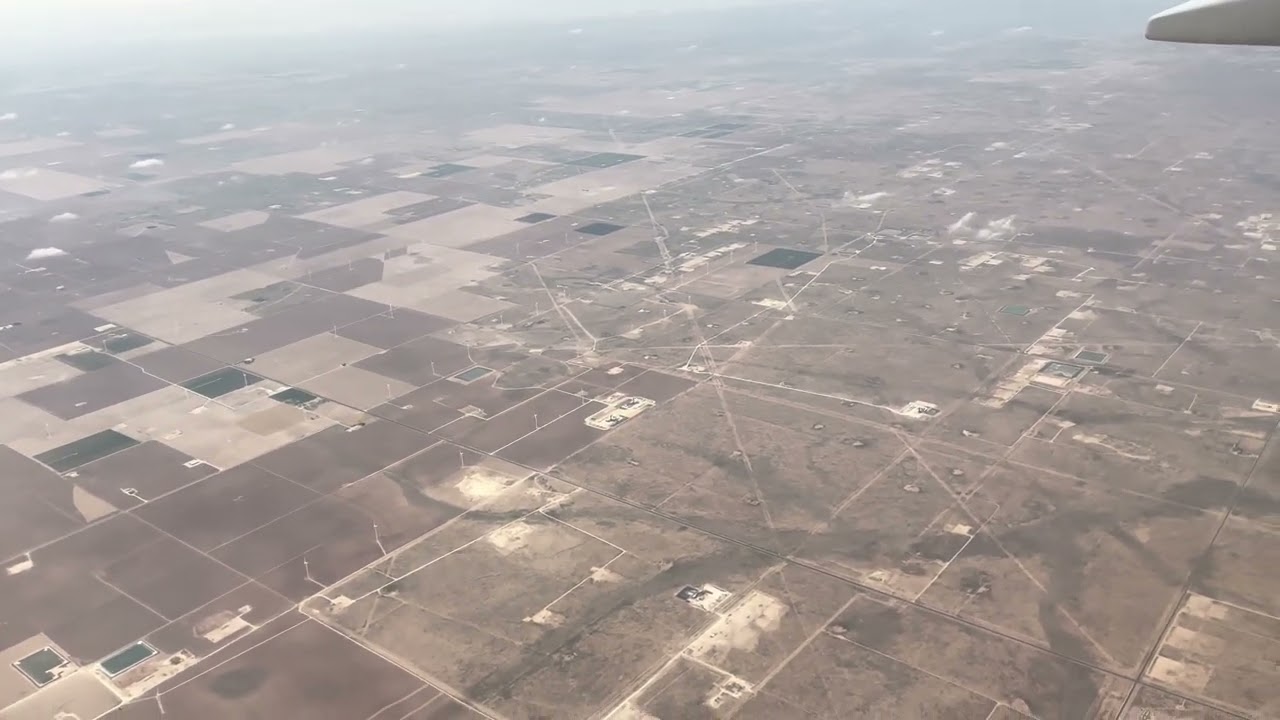 Permian Basin Oil Fields From Above