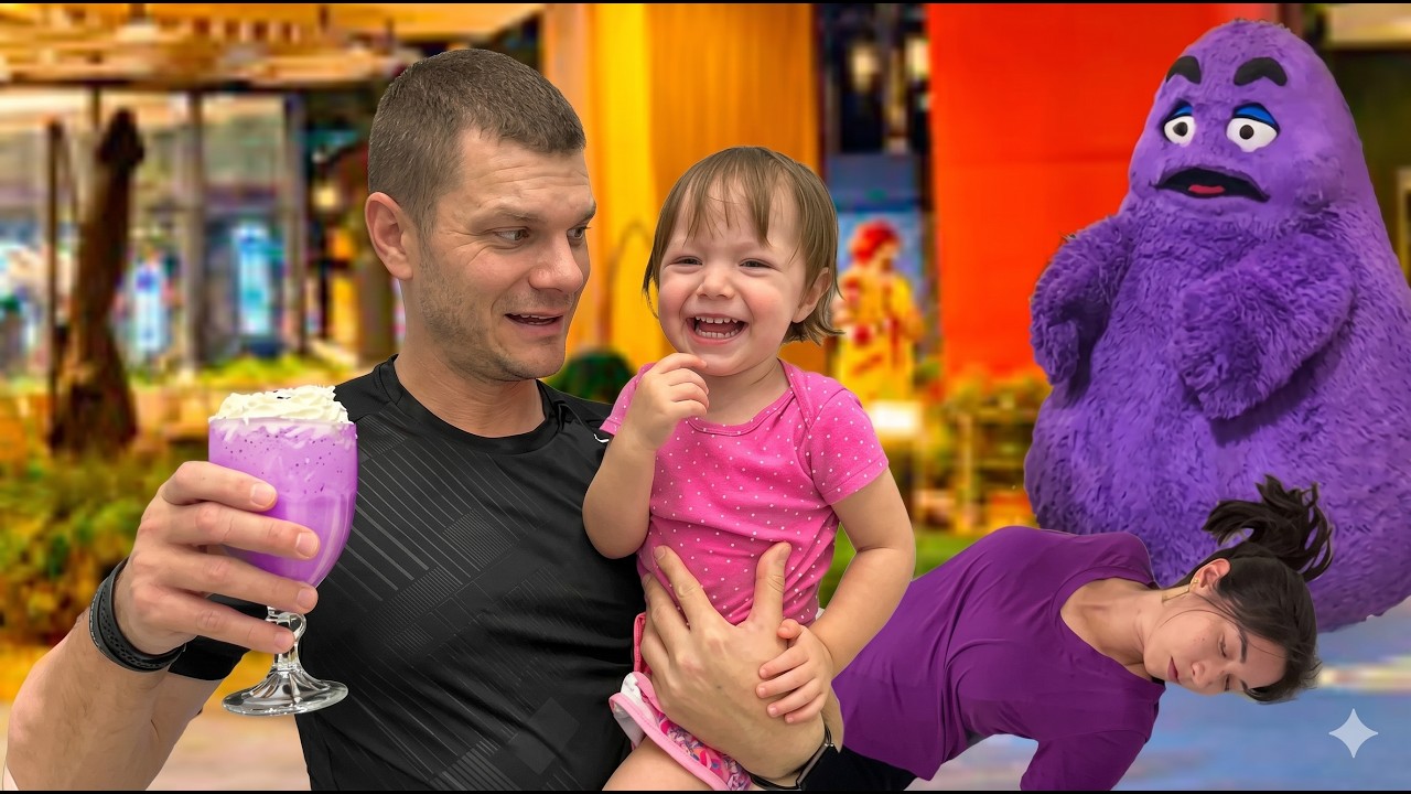 TOMAMOS O MILKSHAKE DO GRIMACE E ISADORA CHOROU DESESPERADA ★ FAMÍLIA MASUDINHA ★