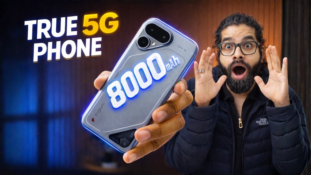 TRUE 5G PHONE With HUGS Battery 🔥 Tecno POVA Curve 2 5G Review