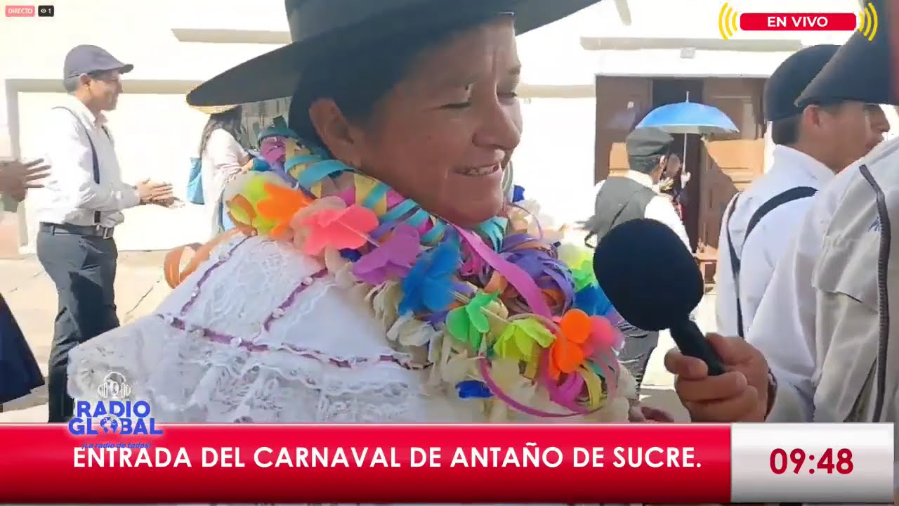 ENTRADA DE CARNAVAL DE ANTAÑO DE SUCRE 2025