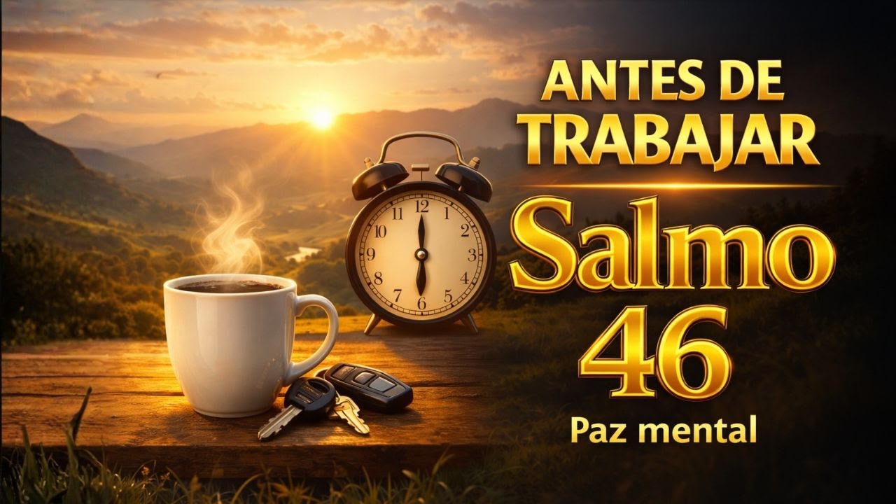 Oración ANTES de IR AL TRABAJO | SALMO 46 Para Empezar el Día con Paz Mental