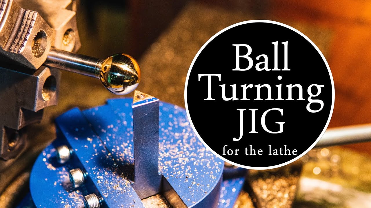 旋盤で球体を作る_Ball Turning JIG for the lathe