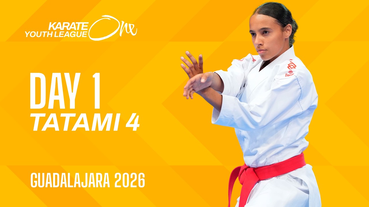 LIVE 🔴 Karate One Youth League Guadalajara 2026 | Day 1 - Tatami 4