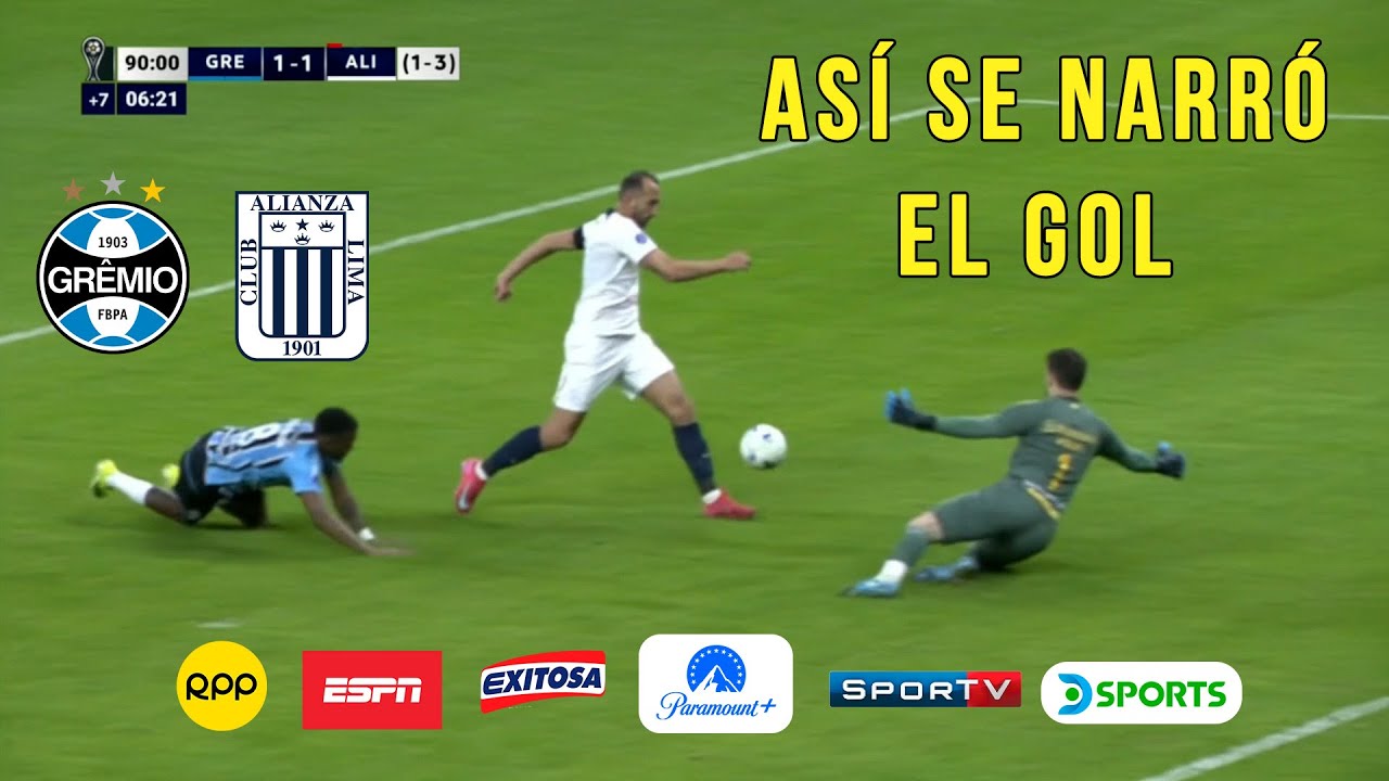 ASI SE NARR&Oacute; EL GOLAZO DE HERNAN BARCOS | GREMIO VS ALIANZA LIMA 2025