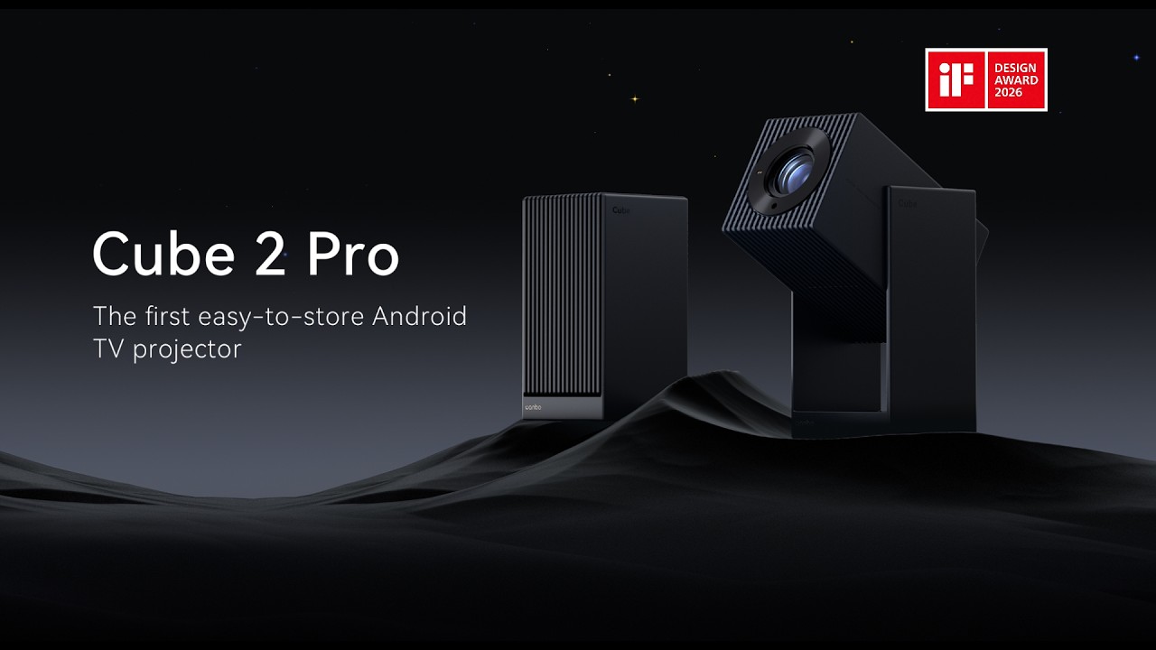 📦 Распаковываем Cube 2 Pro, первый удобный в хранении проектора Android TV