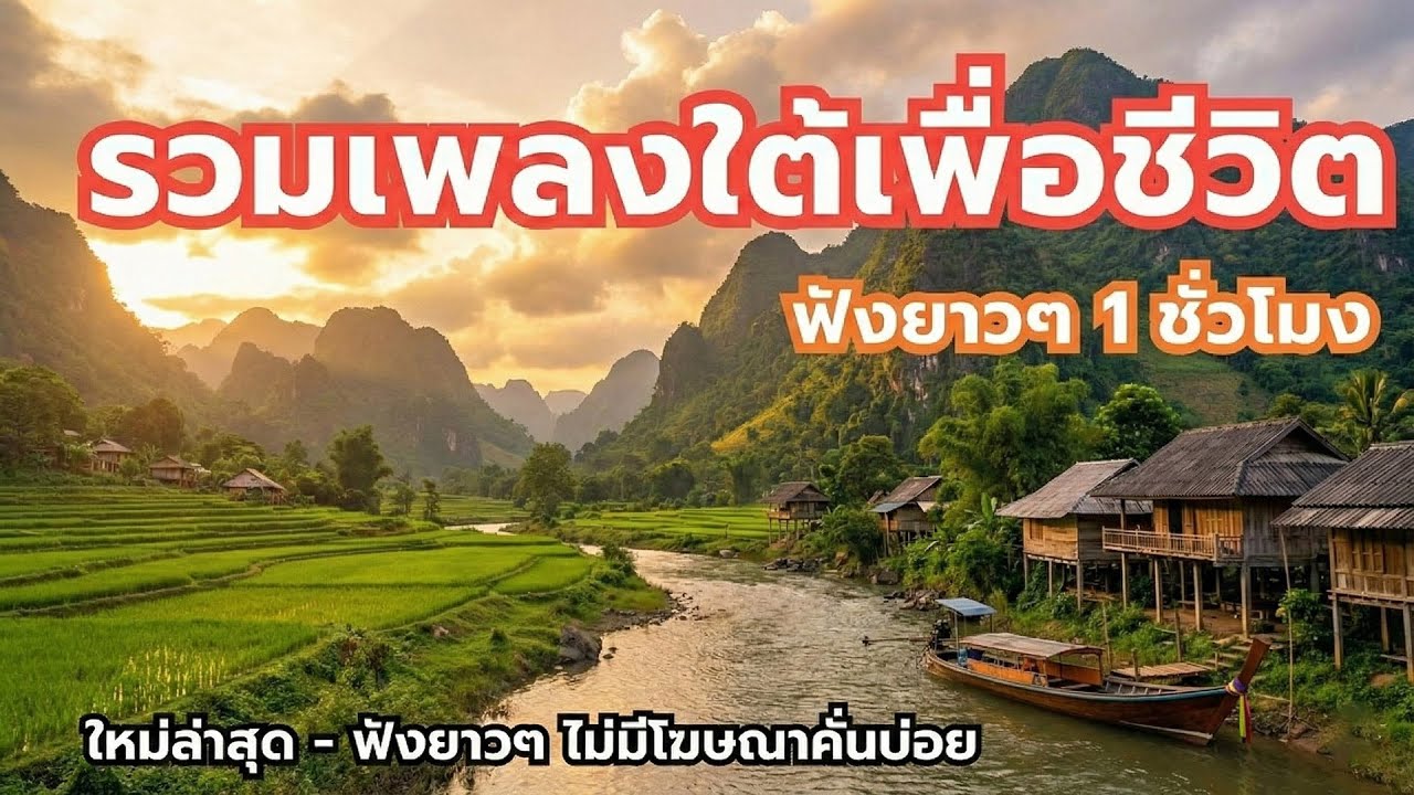 🔴ไลฟ์สด รวมเพลงใต้เพื่อชีวิตเพราะๆ ฟังยาวๆ 24 ชั่วโมง