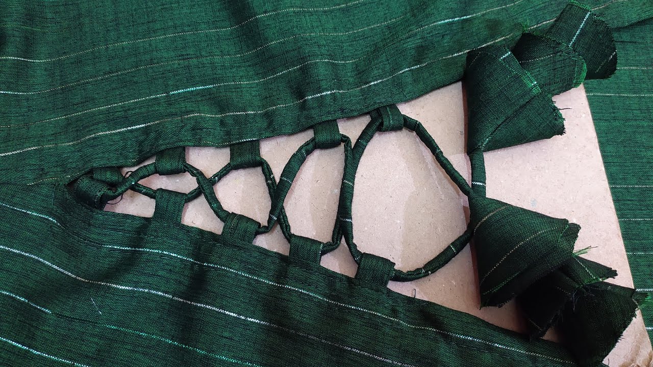 Side Dori with Loop Design Kurti Cutting and Stitching Full Tutorial