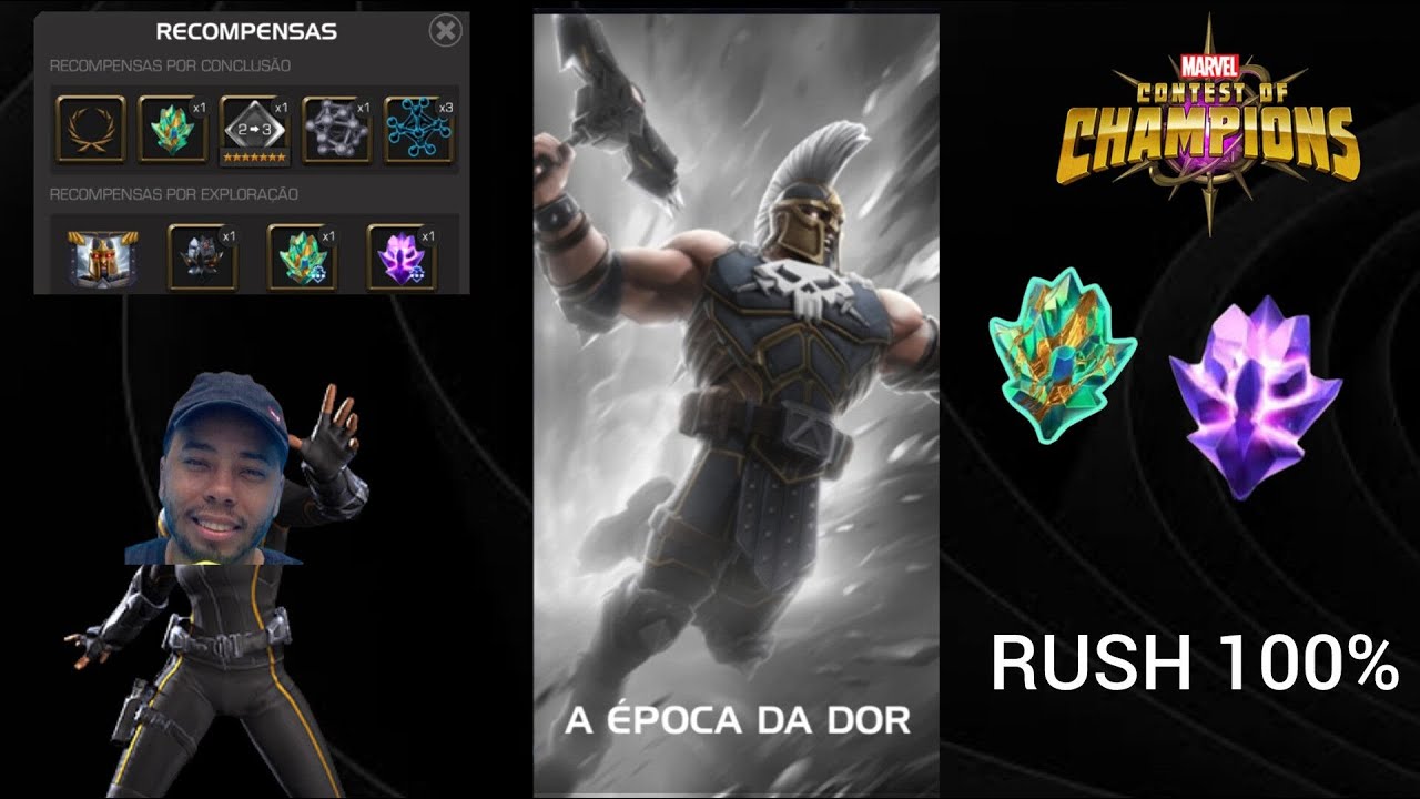 A &Eacute;POCA DA DOR RUSH 100% & ABERTURAS RECOMPENSAS