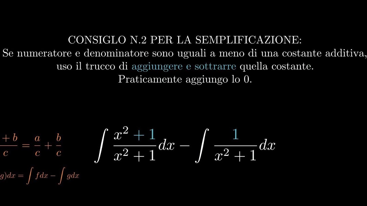 Tre tecniche FONDAMENTALI per svolgere gli esercizi | VIDEO CORSO INTEGRALI Parte 3