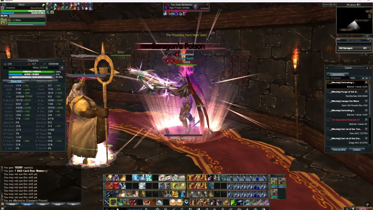 Rappelz - Deadeye Farming Alcatraz Dungeon