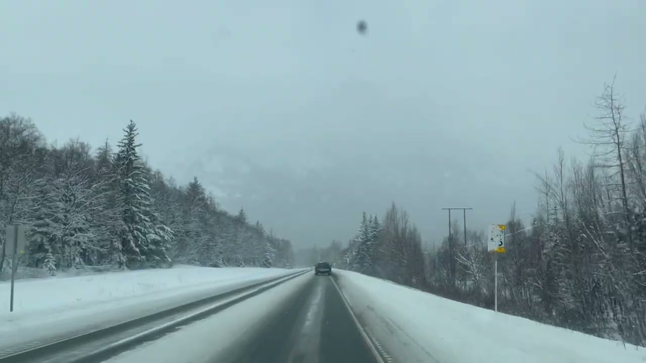 Take a Drive Down the Seward Highway in Alaska on a Stormy Day