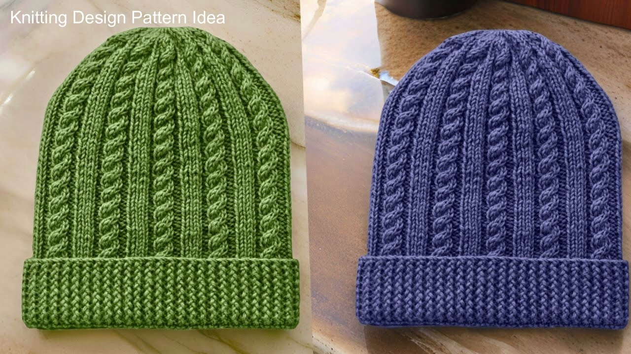 Ladies gents cap knitting design | Woolen Topi Knitting Design Pattern Idea.