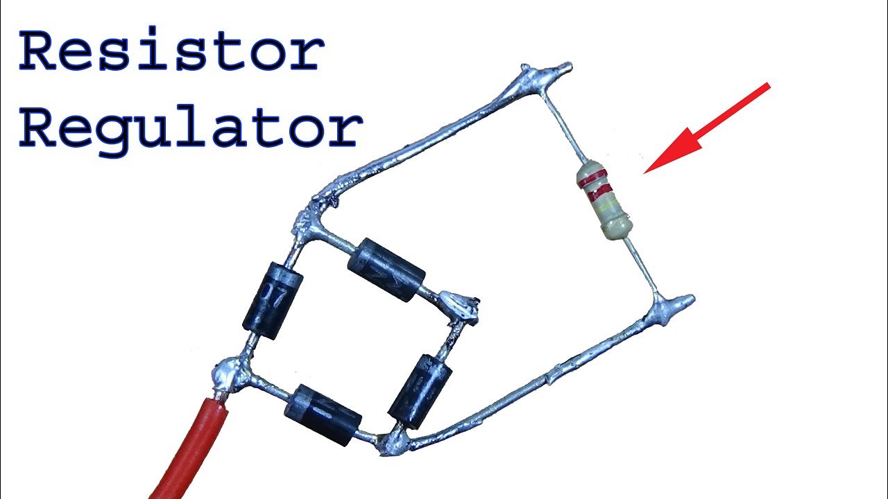 Make a Resistor Regulator, Simple Electronic Project