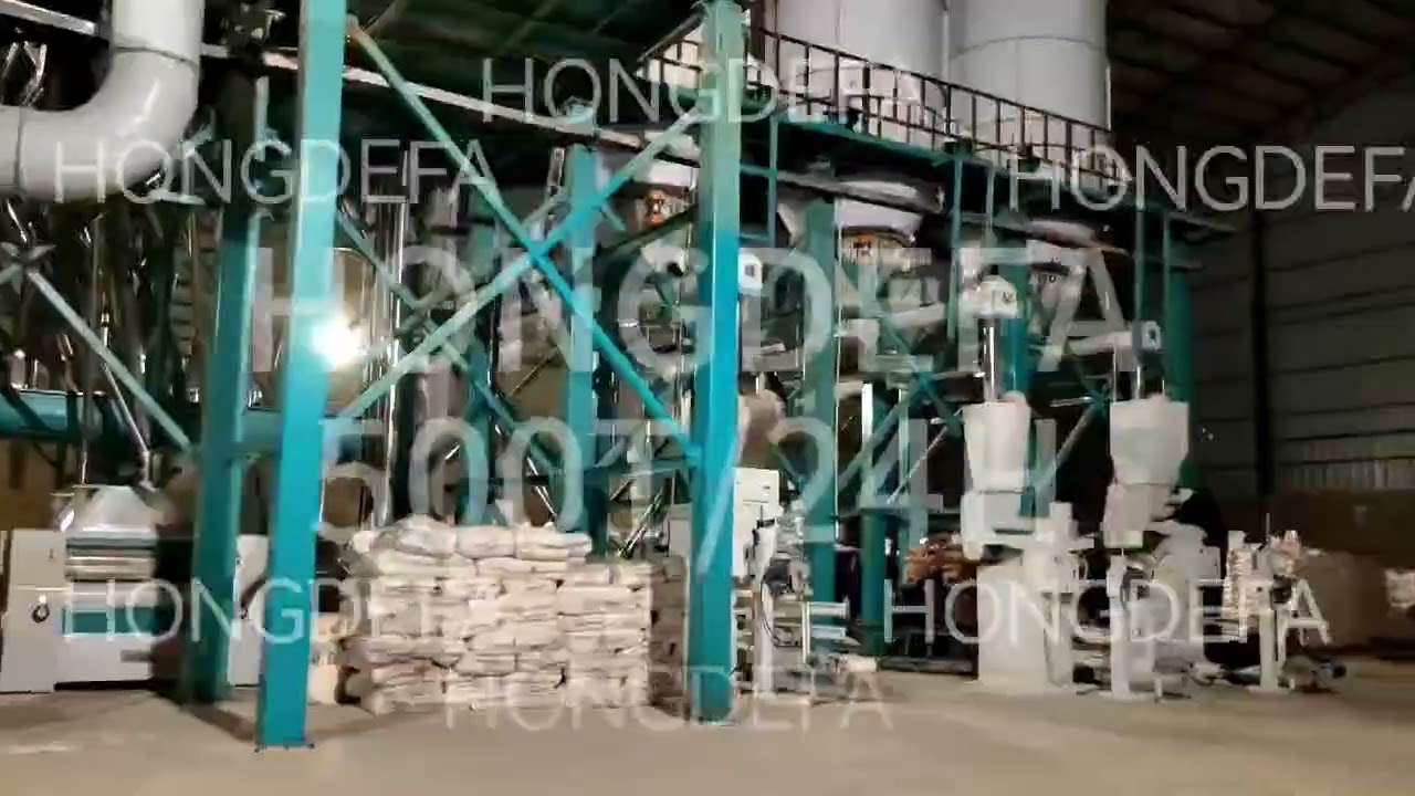 Sharing Hongdefa 500t maize control system with you#hongdefa #machine #maize #flourmill