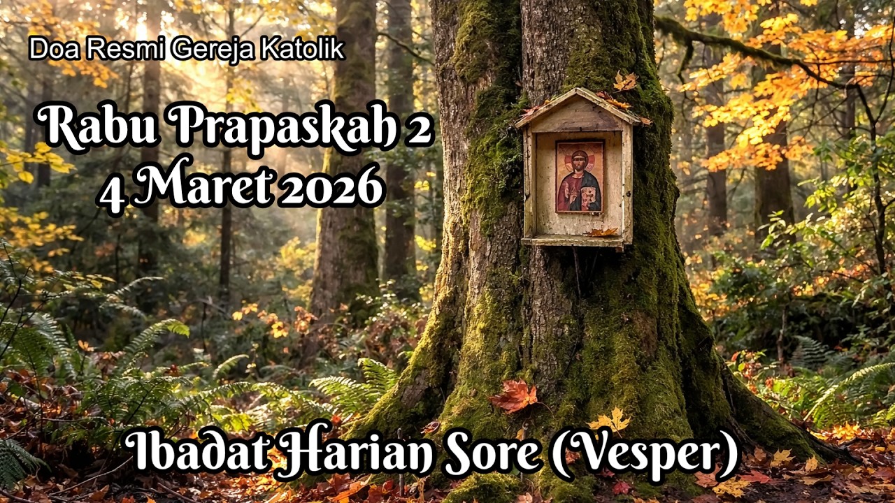 4 Maret 2026 Ibadat Sore Vesper Rabu Prapaskah 2
