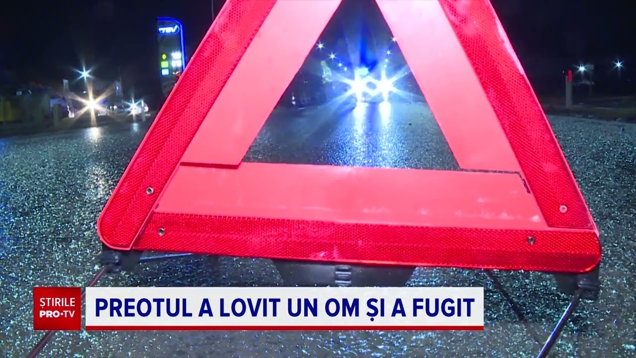 Un preot din Maramureș este cercetat de poliție după ce dat cu mașina peste un pieton și a plecat