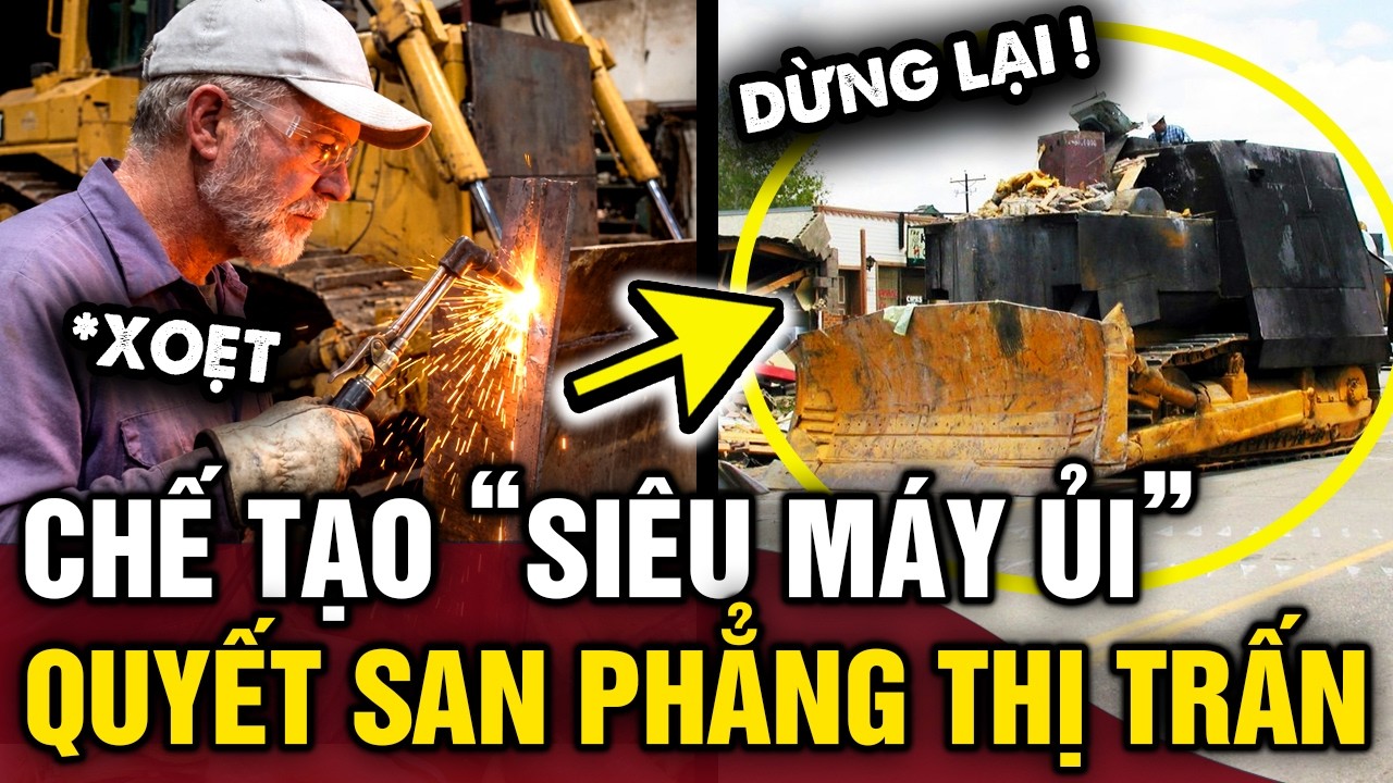 Bị ép VÀO ĐƯỜNG CÙNG, người đàn ông chế tạo SIÊU MÁY ỦI quyết san phẳng thị trấn | Tin 3 Phút Bí Ẩn